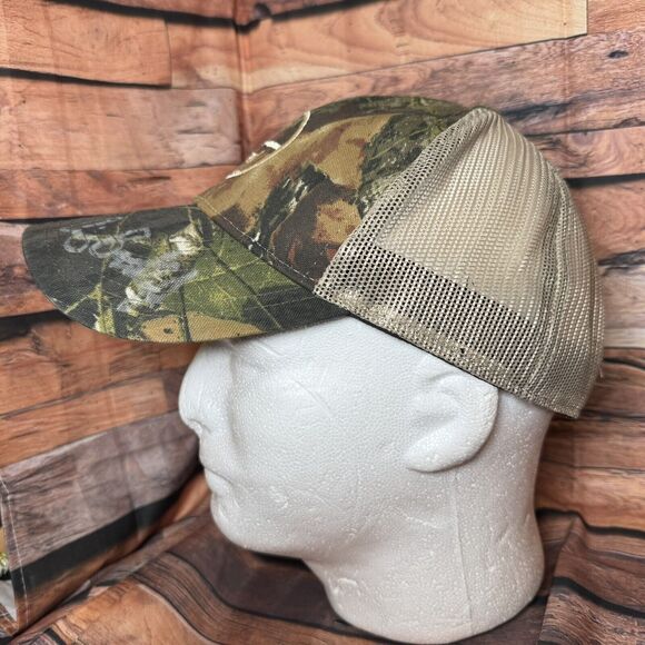 Leupold Optics Hat Cap Scope Logo Camouflage Adjustable H & L Strapback Signed - Picture 4 of 10